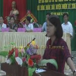 Các ứng cử viên đại biểu HĐND huyện tiếp xúc cử tri xã Bồi Sơn